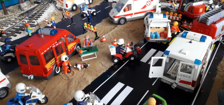 caos aereo playmobil - hospital militar