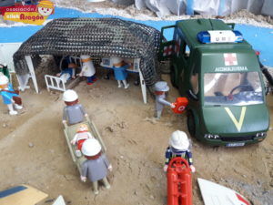 playmobil hospital de campaña