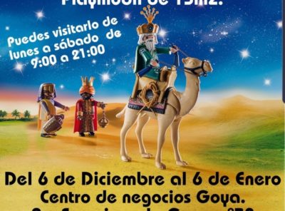 Belén Playmobil en el Centro de Negocios Goya