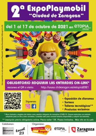 2ª Exposición Playmobil «Ciudad de Zaragoza» en Etopia