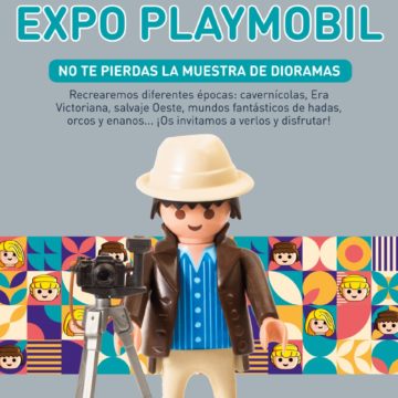 Camping Playmobil. Diorama de Clickaragon en la exposición de