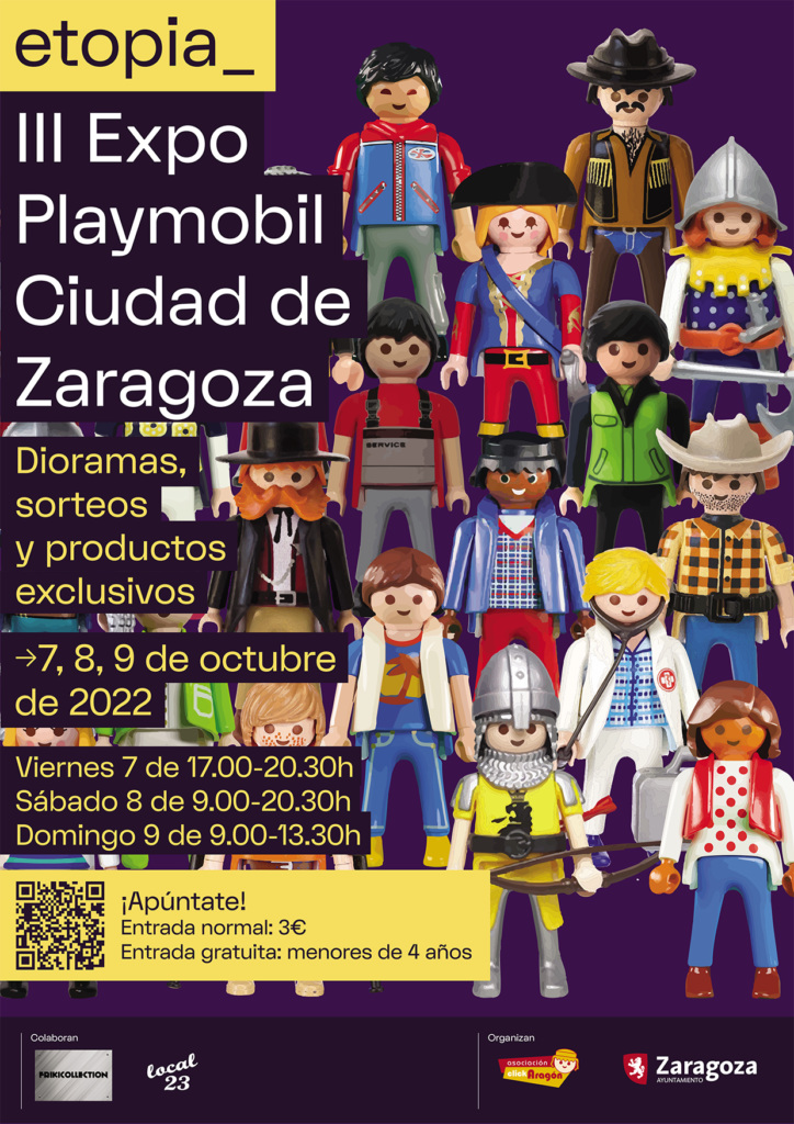 3ª Exposición Playmobil «Ciudad de Zaragoza» en Etopia