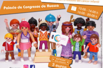 Éxito de la exposición solidaria en Huesca: 1.900 visitas a beneficio de Izas, la princesa guisante